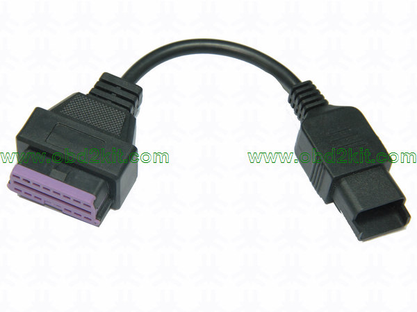OBD2 Female to 4P Male Cable