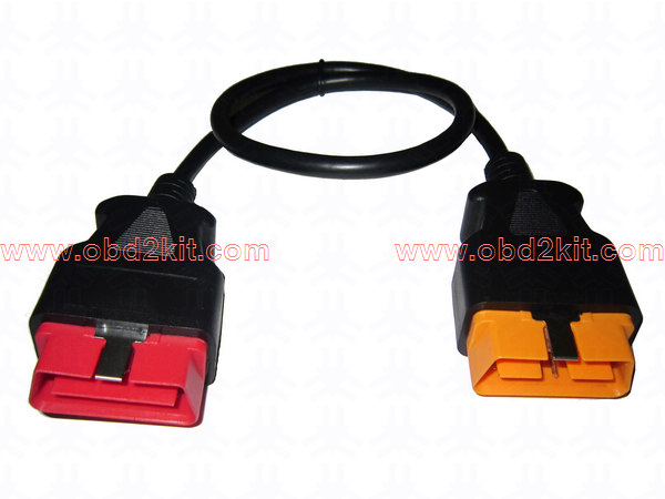 OBD2 Male(24V) to OBD2 Male(12V) Cable